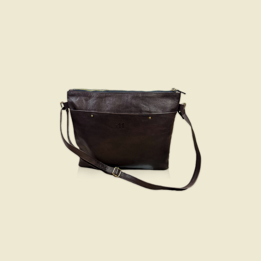 Brown Crossbody Leather Bag