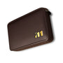SOPHISTICATED BROWN LEATHER LONG WALLET