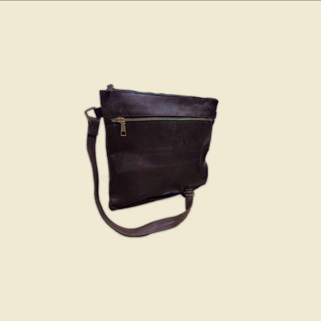 Brown Crossbody Leather Bag
