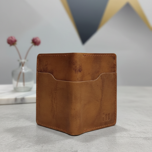 Rustic Brown Card Holder