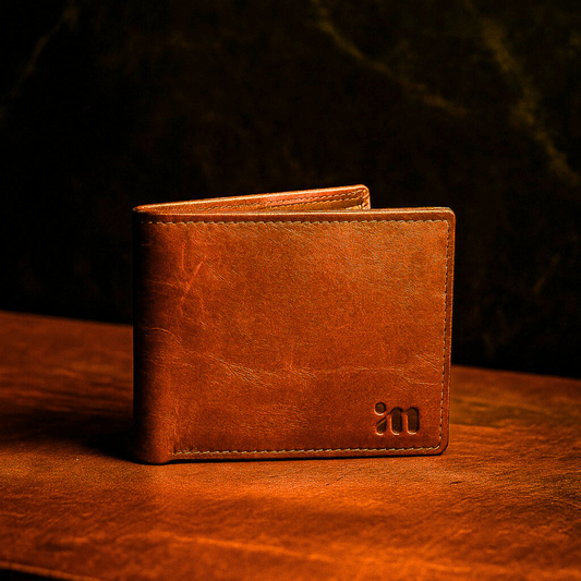 Tan Leather Wallet for Men