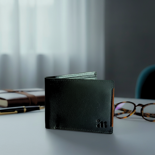 Premium Black Leather Wallet