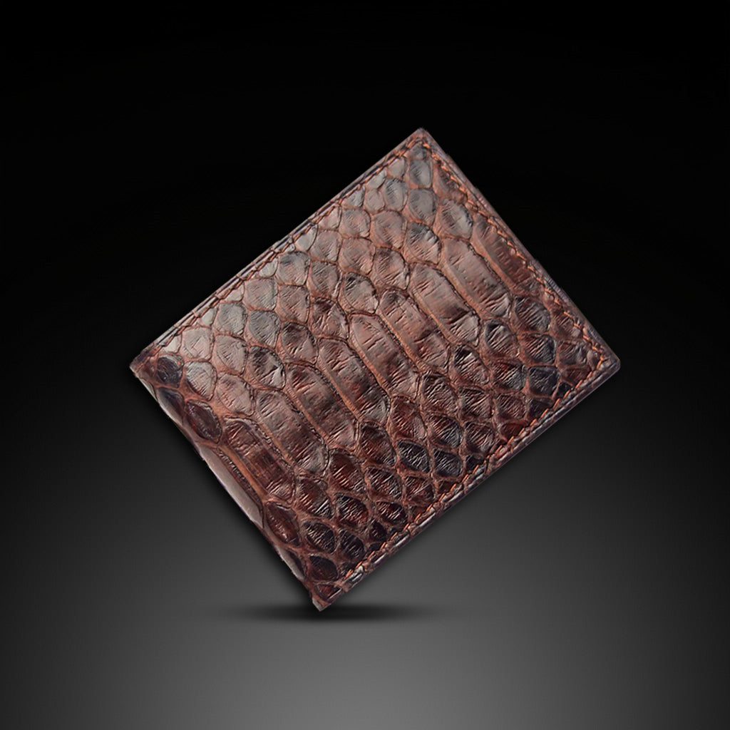 IM REPTILIAN SCALE TERRA BROWN WALLET