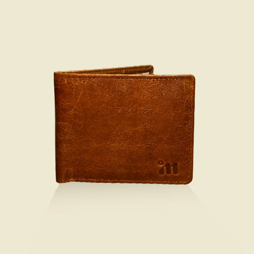 Tan Leather Wallet for Men